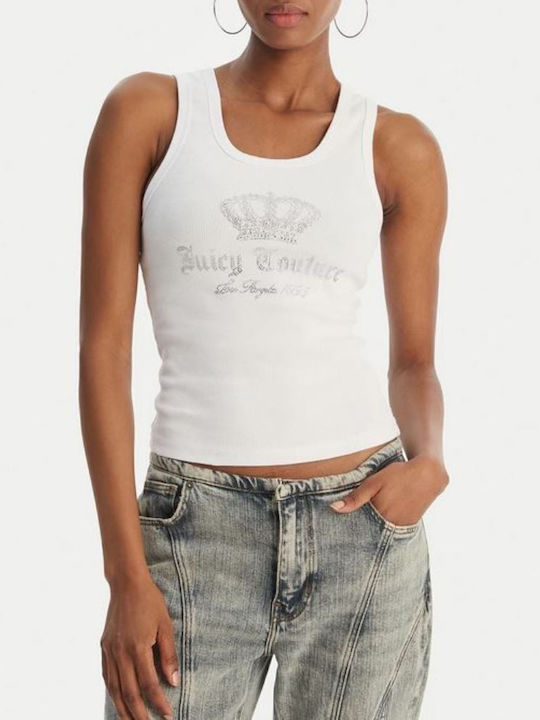 Juicy Couture Дамска Блуза Без Ръкави Бял