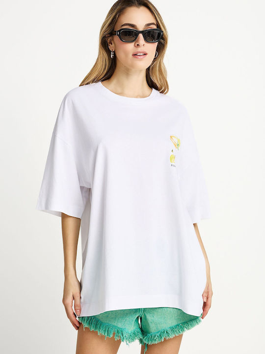 Γυναικείο T-shirt Λευκό