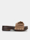 Дамски Сандали Flatforms Бежови