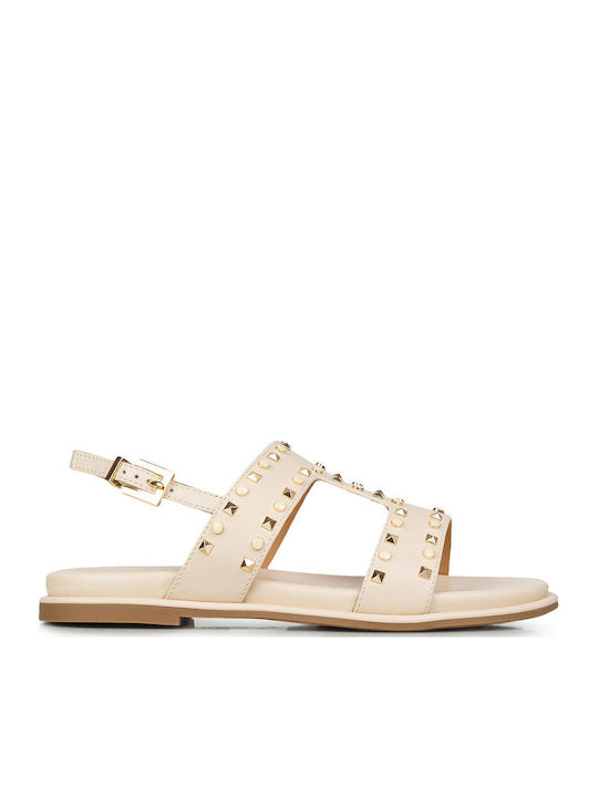 Stonefly Damen Flache Sandalen Weiß