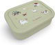Filibabba Kids Food Container Made of Silicone 0.7 Litre Green