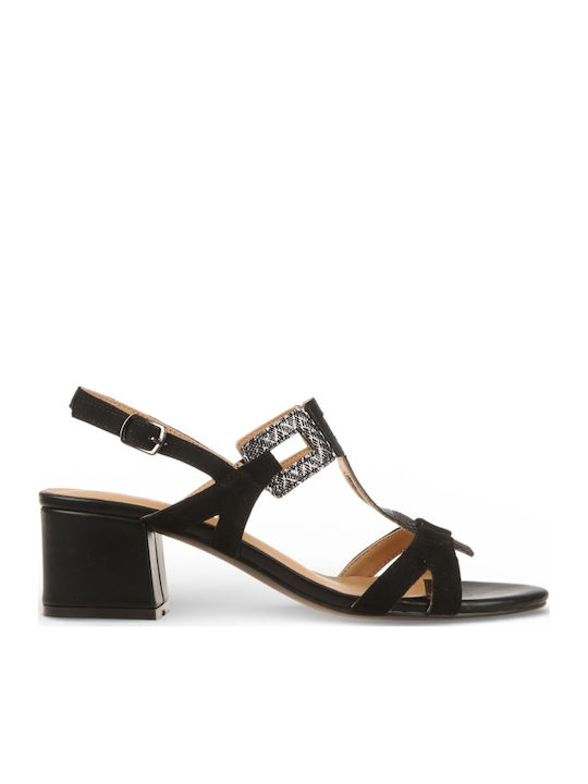 Carolina Santos Black Sandals