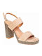 Damen Sandalen Beige