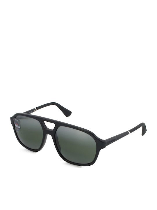 Vuarnet Sunglasses Black with Horn-Rimmed Frame Vuarnet Sunglasses Black with Horn-Rimmed Frame
