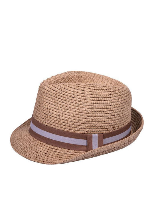 Kinderhut Fedora Stoff Vacation Time Braune