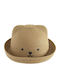 Cool Club Kids' Hat Fedora Fabric Beige
