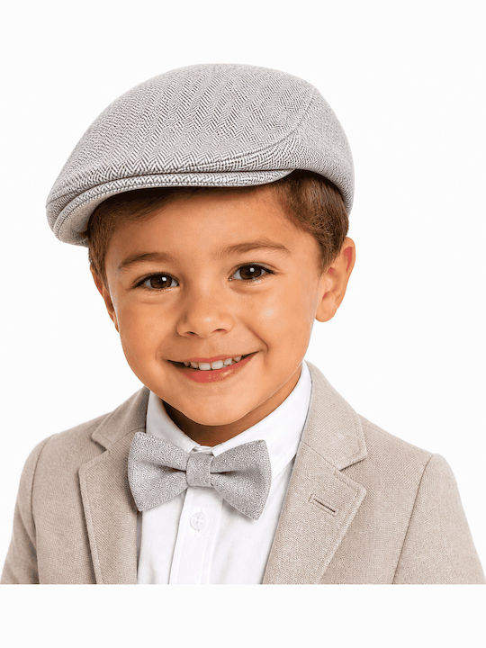 TakTakBaby Kids' Beret Fabric White Hat