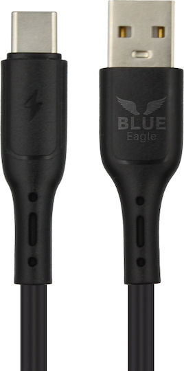Blue Eagle Be-dcac-13 Tpe Fast Chargng Cable Usb-a - Type-c 1m Black