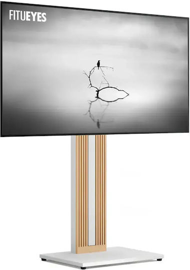 Fitueyes S02N1445A TV Floor Stand up to 65" White
