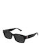 Gucci Men's Sunglasses with Black Horn-Rimmed Frame and Grey Lens gg2084s 001