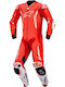 Alpinestars Men's Leather Motorcycle Riding Suit Red