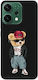 Oppo Reno 14 Hip Hop Style Black Colored Silicone Tpu Θήκη