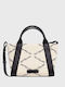 Fabric Women's Tote Handbag Black