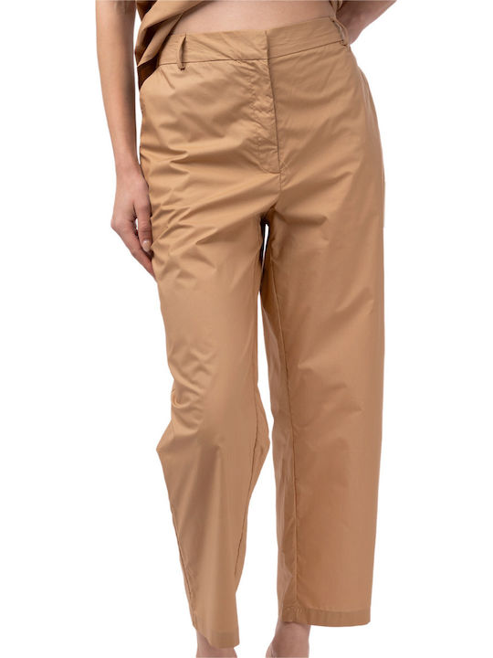 Damen Stoffhose Camel
