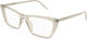 Saint Laurent Cat Eye Transparent Yellow Mica T...