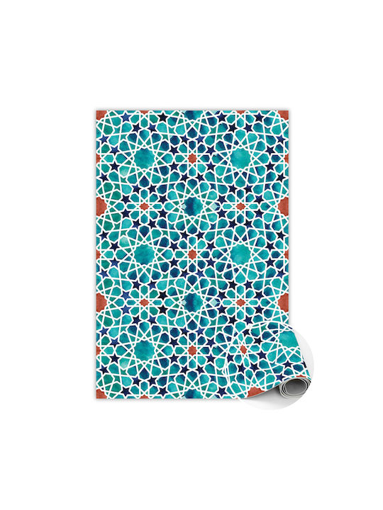 Tulup Rechteckiger Türkis Wohnzimmer Teppich 80x120cm