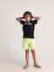 Kids Fabric Shorts/Bermuda Yellow