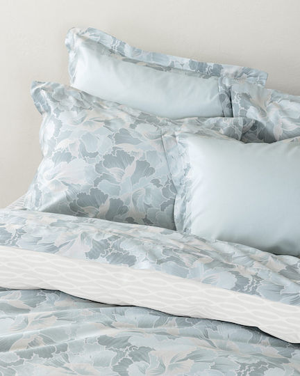 Nima Bellagio Kissenbezug Oxford Hellblau 52x72cm