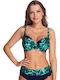 Bikini Bra Green-Blue