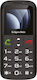 Kruger & Matz Simple 923 Dual SIM Κινητό με Μεγάλα Κουμπιά (Αγγλικό Μενού) Μαύρο