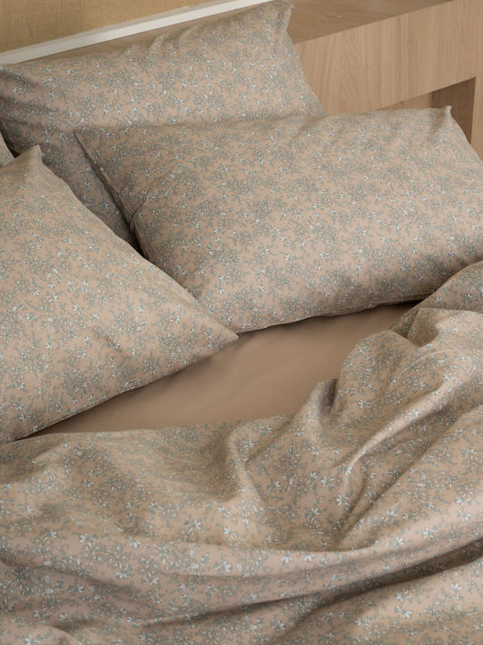 Sunshine Duvet Cover Cotton Single 170x250 Cotton Feelings 928 Beige
