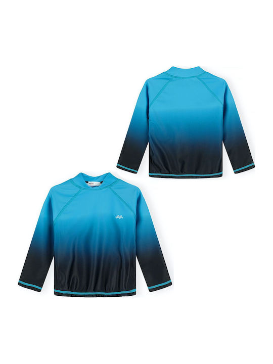 Minoti Kinder Badebekleidung Rashguard Mit langen Ärmeln Blau