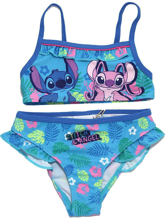 Disney Stitch & Angel Costum De Baie Pentru Copii Bikini Albastru