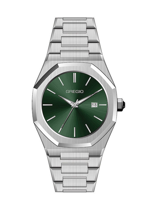 Gregio Womens Watch Battery with Green Metal Bracelet