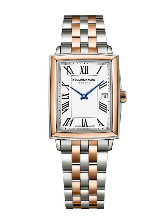 Raymond Weil Toccata Γυναικείο Ρολόι 22.6mm Μπαταρίας με Ροζ Χρυσό Μεταλλικό Μπρασελέ