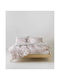 Kentia Cotton Duvet Cover Set 225x245cm King Size with 2 Pillowcases Rosaira Rosaira