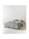 Kentia Cotton Duvet Cover Set 225x245cm Double with 2 Pillowcases Nerikomi Nerikomi