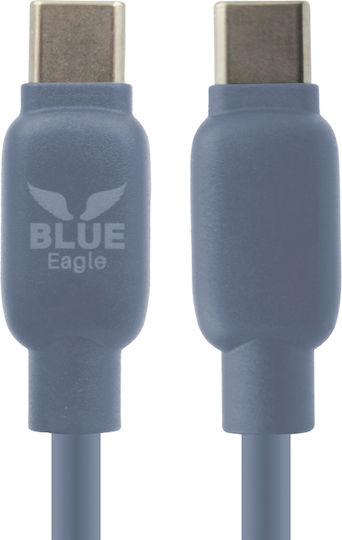 Blue Eagle Be-dc3in1-06 Tpe Fast Charging Cable 65w 3 In 1 Type C - Type C / Lightning 1m To Grey