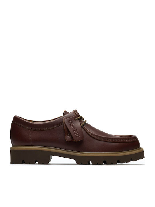 Clarks Seam Leder Herren Bootsschuhe in Braune ...