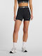 Training Damen Leggings Shorts Schwarz