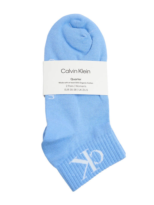 Calvin Klein Șosete Pentru Femei Sky Blue 2Pack