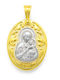 Daskalakis Kinder Amulette Doppelseitiger Konstantin-Münze Anhänger aus Silber 56228