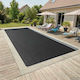 vidaXL Protecție Solară Pad Pentru Piscină Negr...