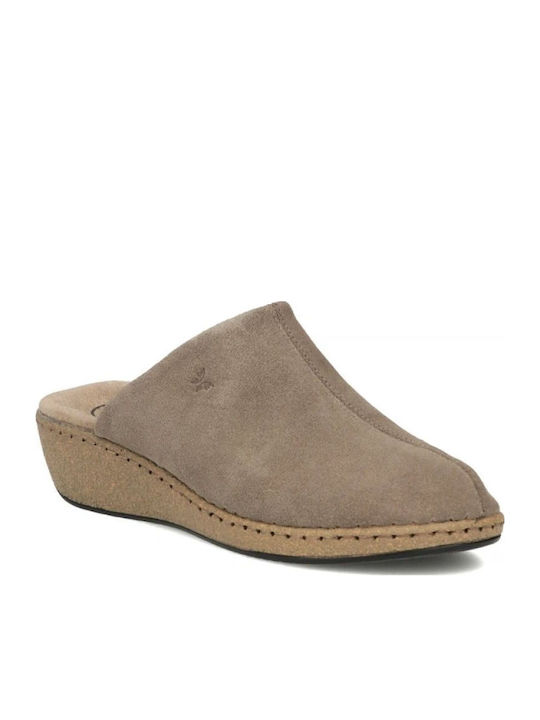 Filippo Δερμάτινα Mules Καφέ