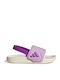 Kids' Flip Flops Slides Purple Adilette Estrap