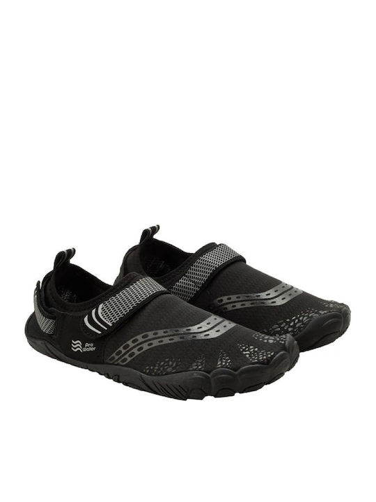 Prowater Men's Quick-drying Non-slip Swimming Shoes Black Gray