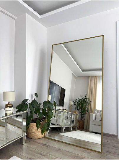 SteweHome STE-010159-P10159 Καθρέπτης Ολόσωμος Χρυσός 180x100cm SteweHome STE-010159-P10159 Καθρέπτης Ολόσωμος Χρυσός 180x100cm