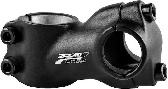 Zoom 28.6mm 15 Degree Black Handlebar Stem