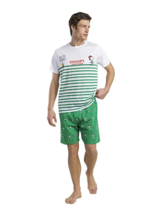 Admas Summer Men's Pyjama Green
