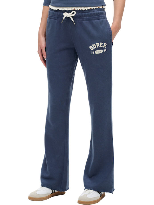 Superdry Παντελόνι Φόρμας Qb2/mariner Navy
