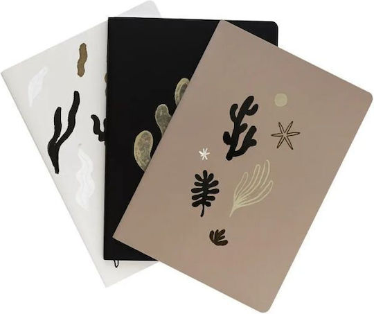 Grupo Erik Set of 3 Notebooks A5 32 Sheets with White Pages