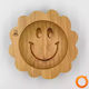 Pandaboo Toddler Food Bowl Made of Bamboo Orange