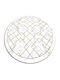 Tulup Round Kitchen Mat Decorative Marble 100cm