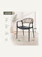 Gartenstühle Polypropylen Clelia Beige 54x55.5x77cm