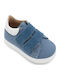Gorgino Βαπτιστικά Sneakers Πετρόλ