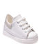 Gorgino Christening White Sneakers 3166-White-Ecru